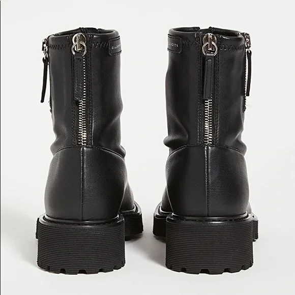 Giuseppe Zanotti Zip Up Combat Boots in Black Size 6.5 - Picture 11 of 13